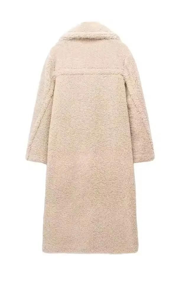 Teddymantel „Berna“ – Eleganter Oversized Wintermantel - Bajeni