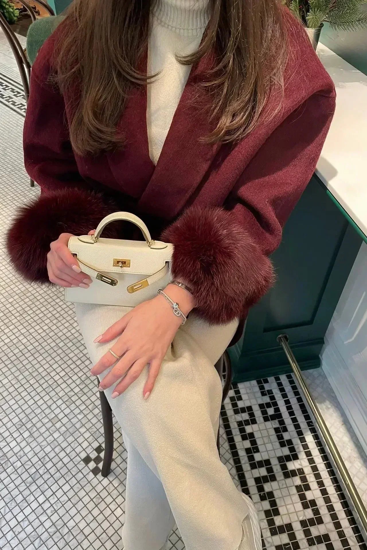 Arctic Grace Wollmantel - Bajeni