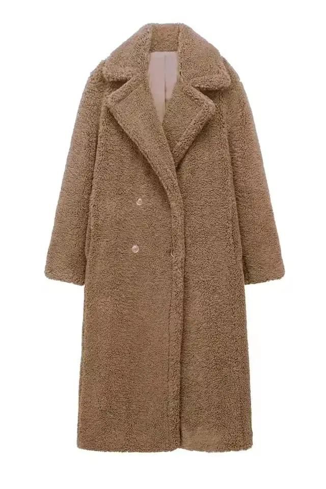 Teddymantel „Berna“ – Eleganter Oversized Wintermantel - Bajeni