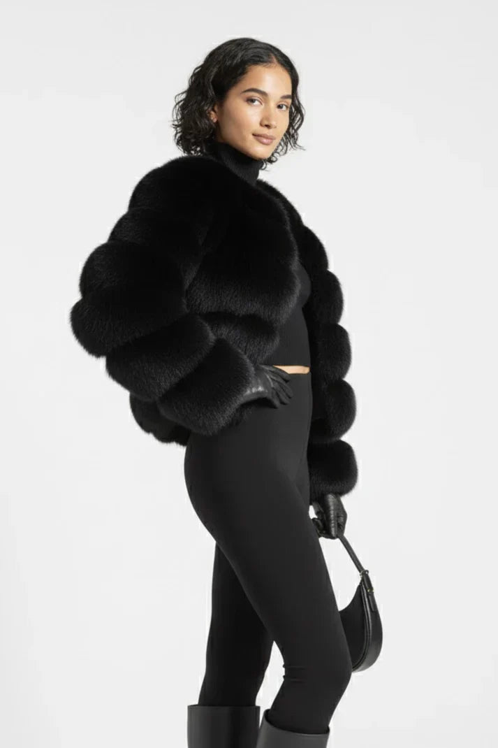 Trendy Faux Jacke - Bajeni