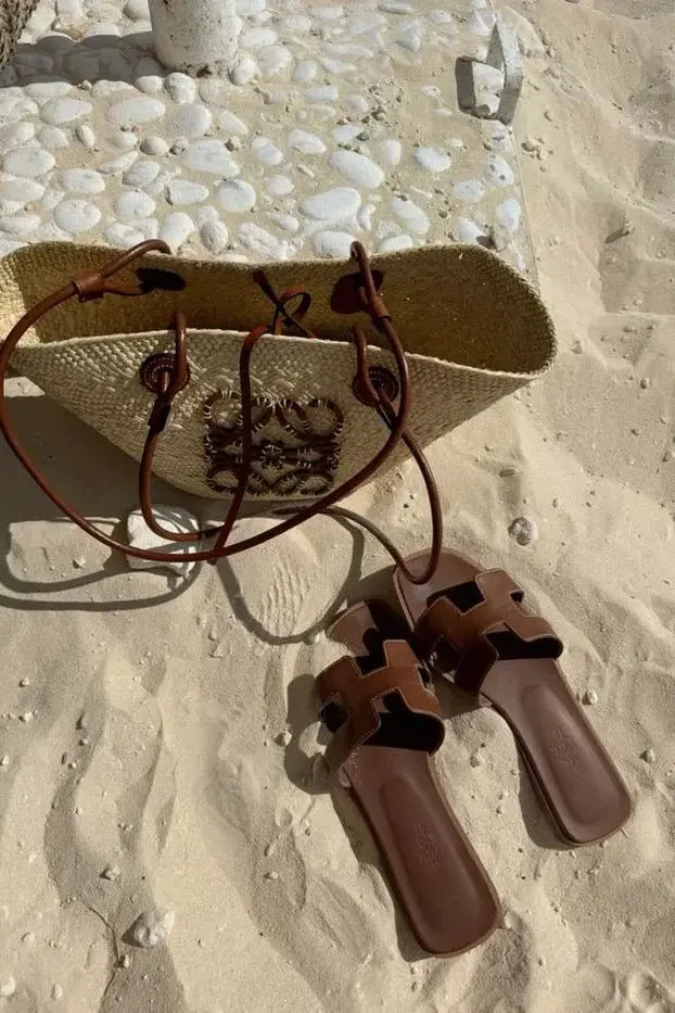 Luna Cut Ledersandale - Bajeni