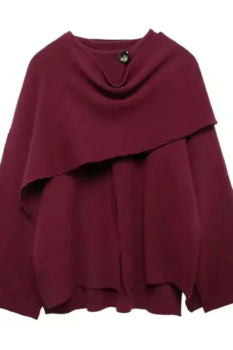 Elegante Cape-Jacke - Bajeni